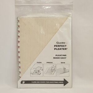 Clotilde Perfect Pleater 1988 Vintage Sewing Tool Pleating Board Made Easy DIY